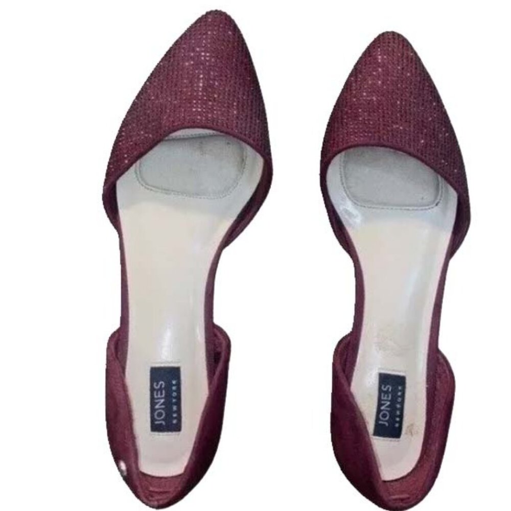 Jones New York Sparkling Flats Wine Women's Red Shoes